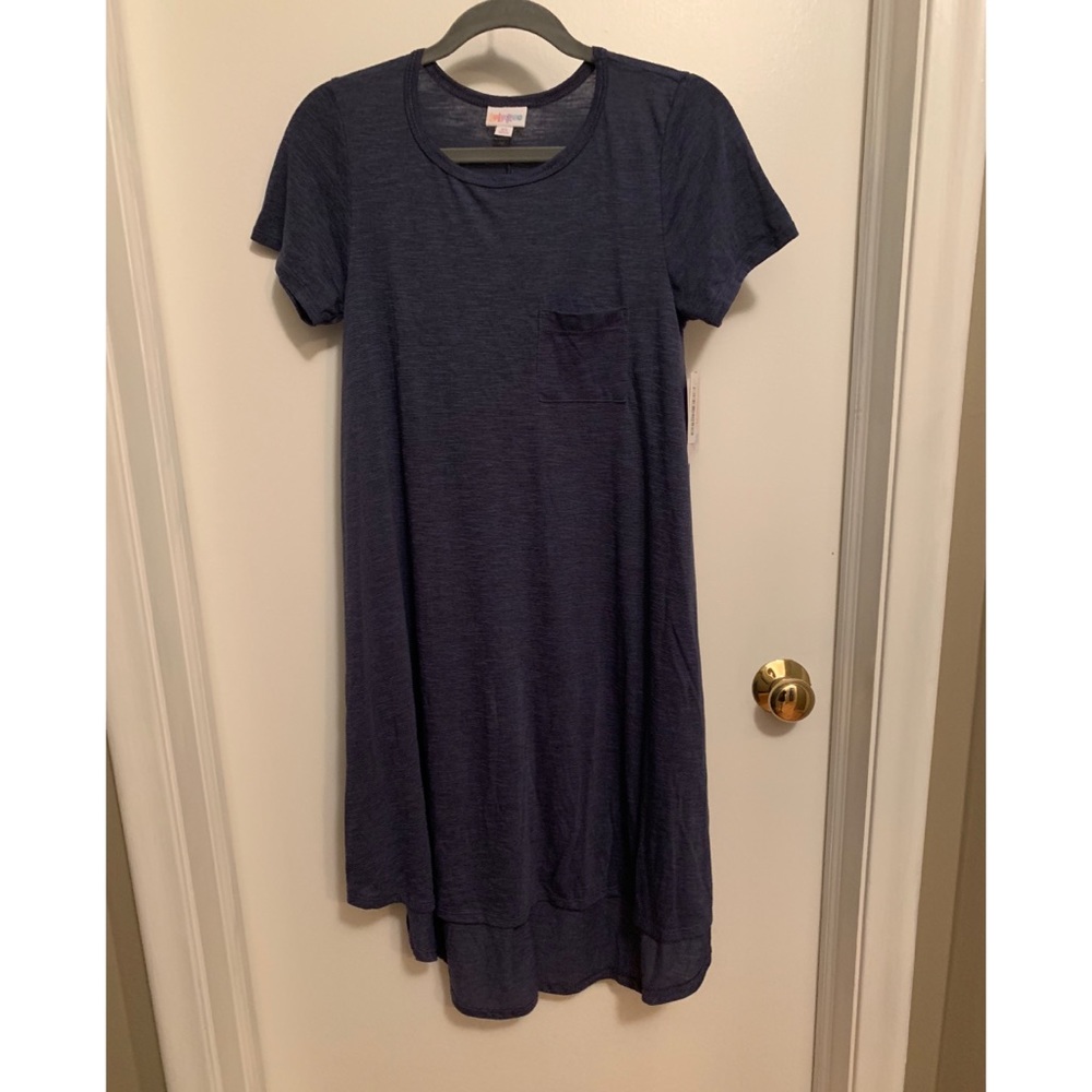 Navy LuLaRoe Carly Dress